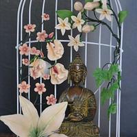 Sugar Flowers Mindfull Buddha