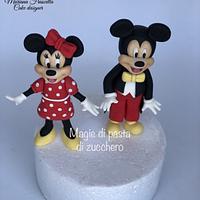 Minnie and mickey mouse