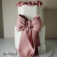 Bow cake 