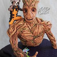  Groot and Rocket, "Guardians of the Galaxy", Cake Con Collab 