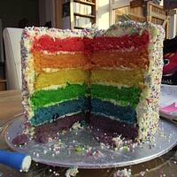 Disney Rainbow Layer cake