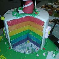 Peppa Pig 4th Birthday Cake