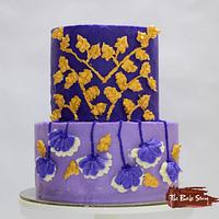 The Purple Wedding- Caker Buddies Collaboration- Buttercream