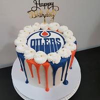 Oilers cake