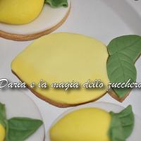 Lemon fondant cookies