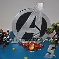 Avengers cake