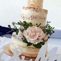 Wedding naked cake