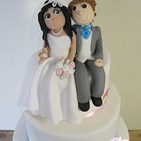 Wedding Cake & toppers