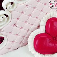 Valentines Bed Cake