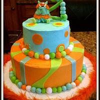 2nd birthday Monster cake