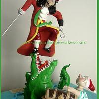 Captain Hook Cake Topper - all hand built and edible
