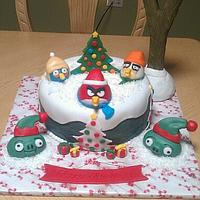 Angry birds seasons cake