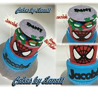 Ninja Turtle/Spiderman Cake