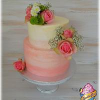 Ombre wedding cake Ombre wedding cake