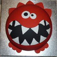 Comic Relief Red Nose Day cake.