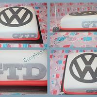 VW Golf MK2 GTD inspired cake