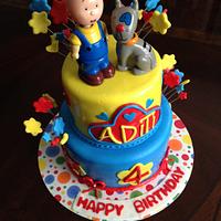 Caillou themed cake