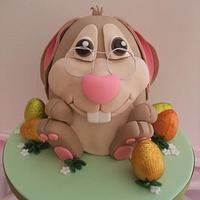 Happy Easter Bunny Cake 