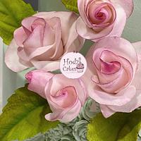Floral Engagement Cake🌸