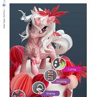 Wafer Paper ART Sculpted Little Pony - Unicorn - eBook Tutorial
