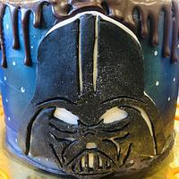 Star Wars Basketball Cake