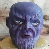 Thanos sculpted head