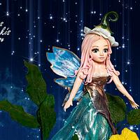 Fairy in woodland 