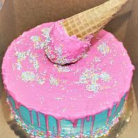 Ice cream cone cake