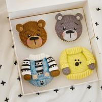 Amigurumi bear cupcakes 