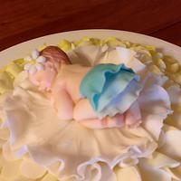 Sweet Baby Girl Ombre Cake