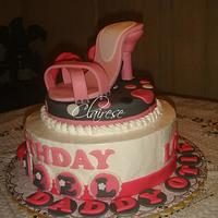 Stiletto themed cake