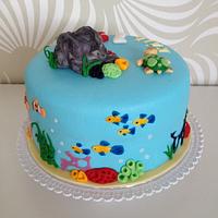 Great Barrier Reef cake