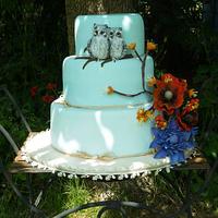 Twit Twoo Wedding Cake