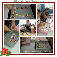Basic Christmas Cupcake Toppers