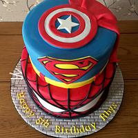 Super Hero Cake!!