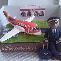 airplane cake