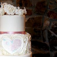 Simply Romantic Wedding Cake