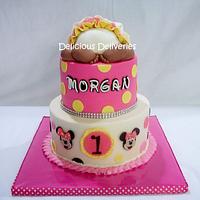 Minnie Mouse Baby Bottom Cake