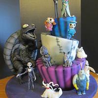 Tim Burton Character Cake