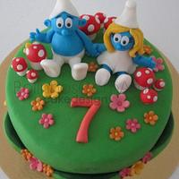  Smurfs Cake