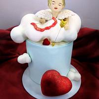 Eros Valentine's Day cake