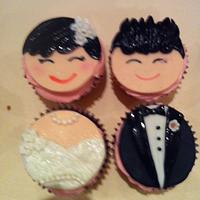 Bridal Party Cupcakes