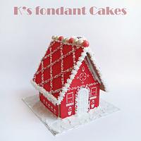 Pink & Red 3d Gingerbread houses