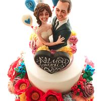 Wedding cake for Ivan and Sandra