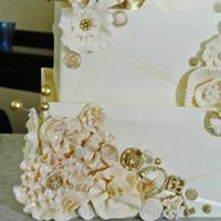 Wedding Cake With Some Bling