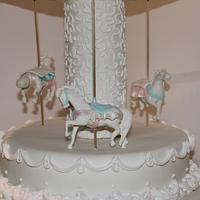 Horse Carousel Cake