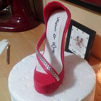 Stiletto Shoe Cake 