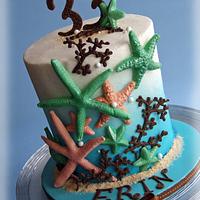 Starfish cake