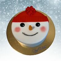 Snowman - Christmas cake Snowman - Christmas cake