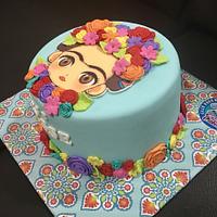 Frida Kahlo cake 